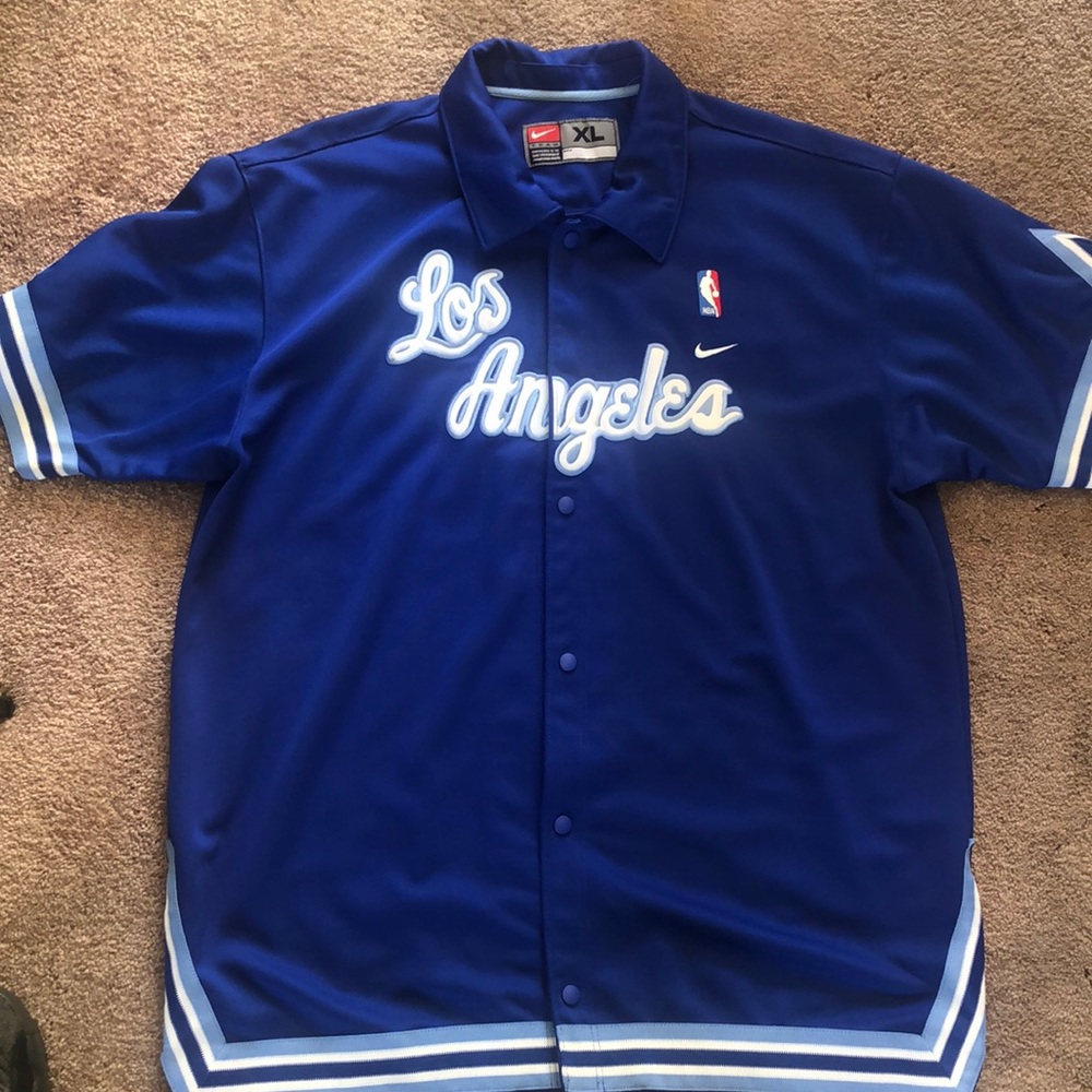 Los Angeles lakers warm up jersey